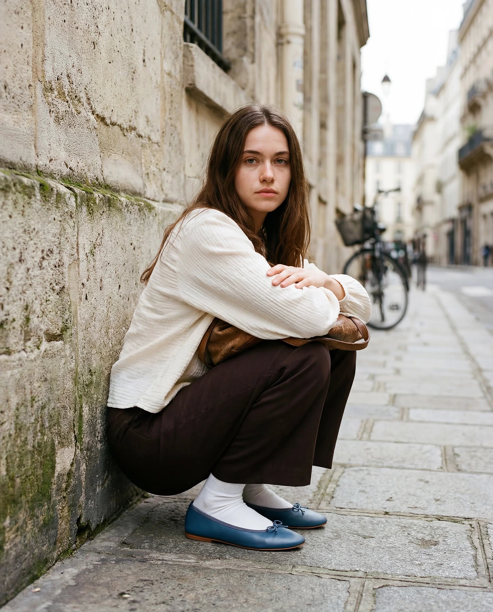 TRC310TG-BLU バレエシューズ ブルー