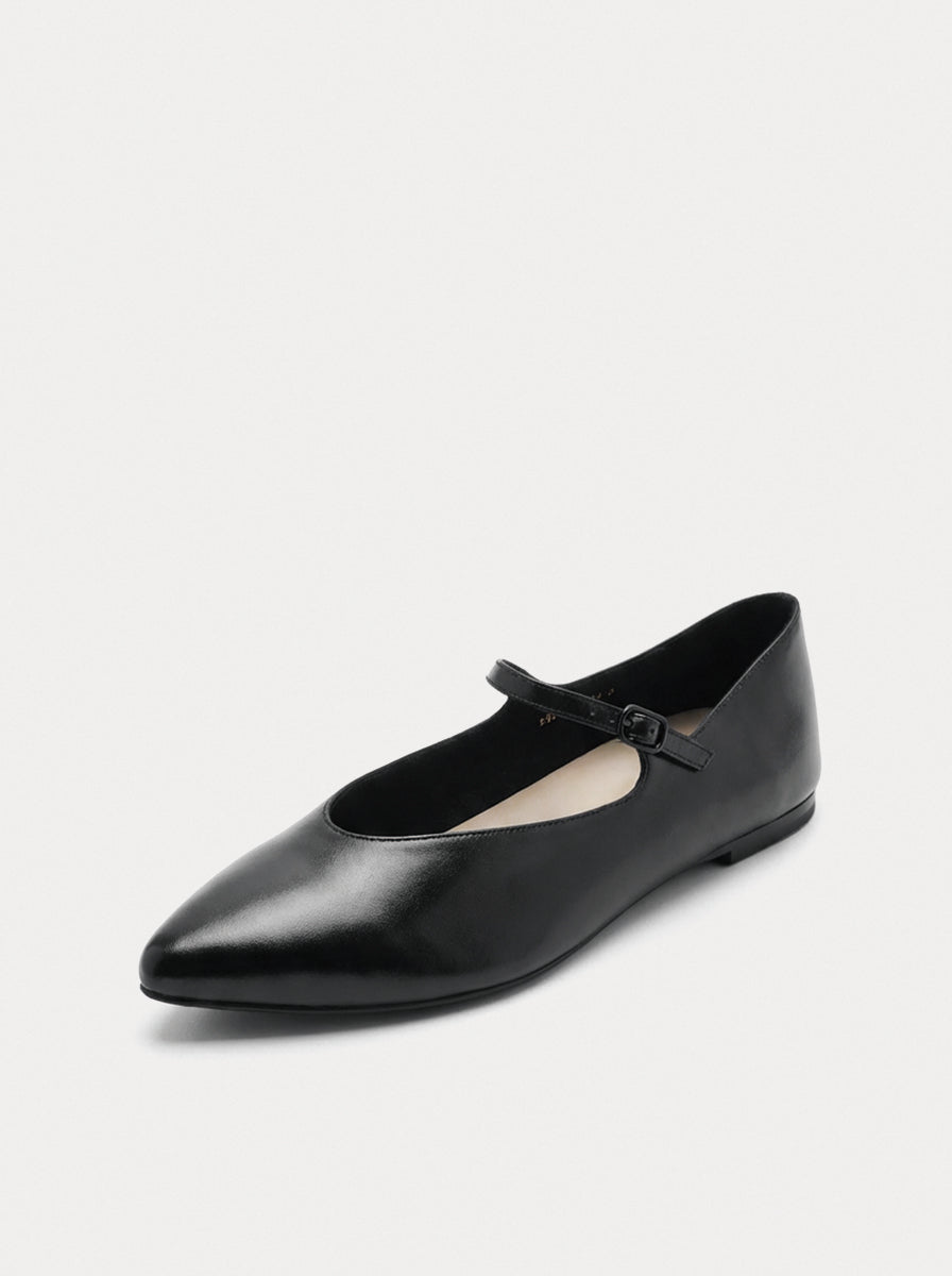 TRC331TG-EBL メリージェーン スムース ブラック ポインテッド メリージェーン TRC331TG-EBL_Studio_Shot_2_Three_Quarter_Right_1